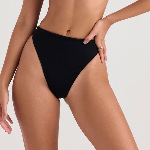 House of CB Other - NWT House of CB Mykonos' Black High Waist Bikini Bottom